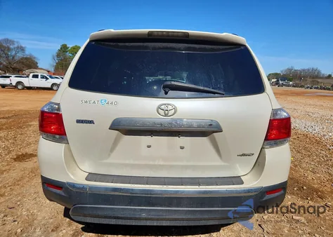 2012 Toyota Highlander Limited из США, поврежденный, VIN 5TDDK3EH0CS138764